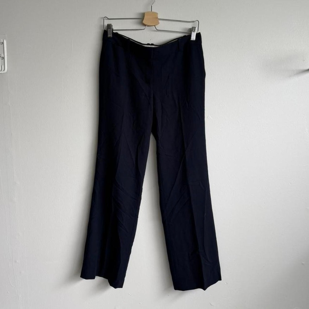 J.Crew navy 100% wool trousers